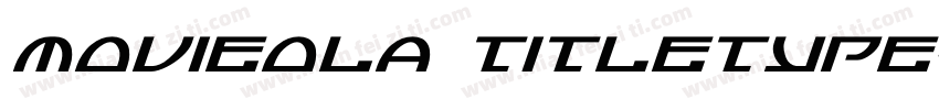 movieola titletype字体转换